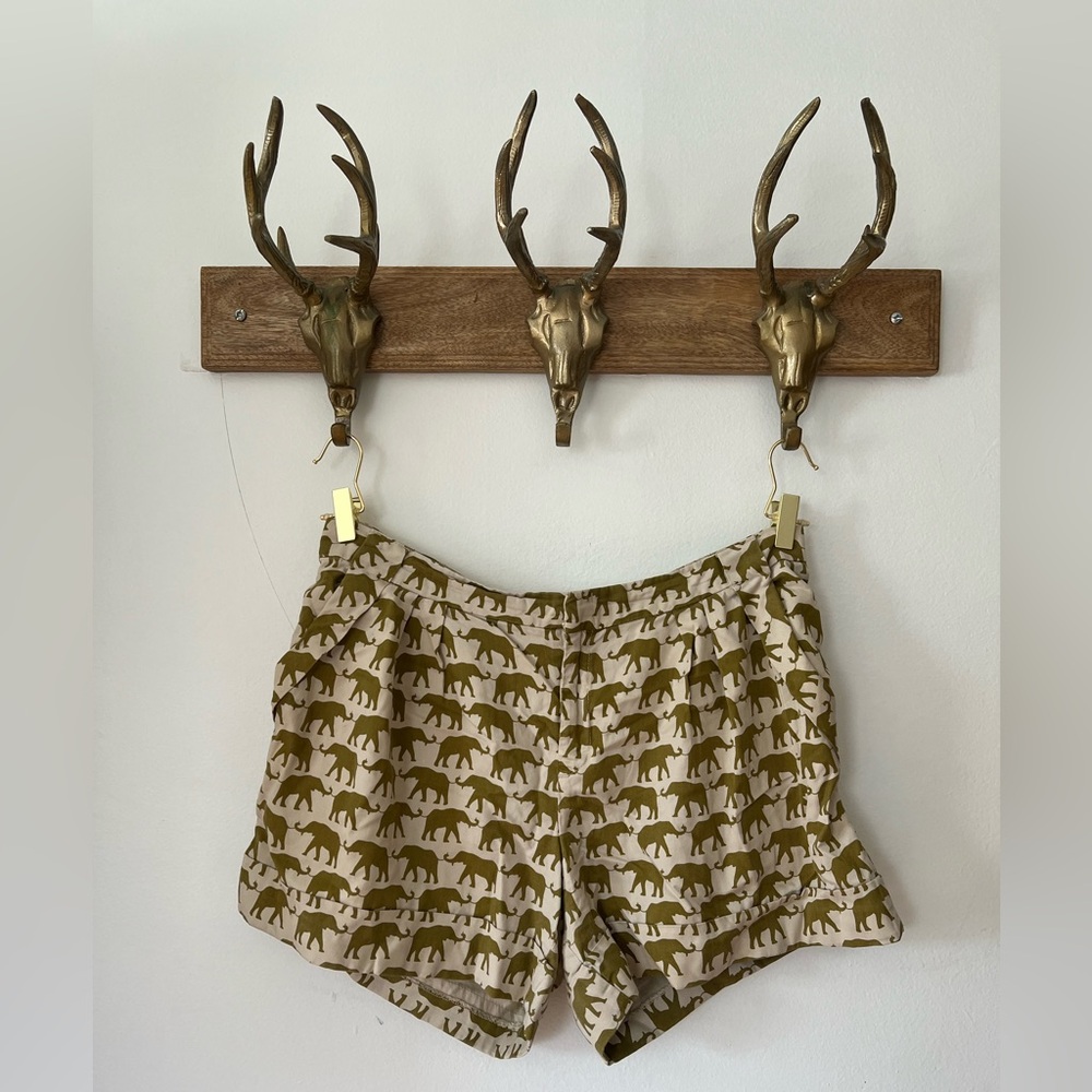 Anthropologie elephant shorts!